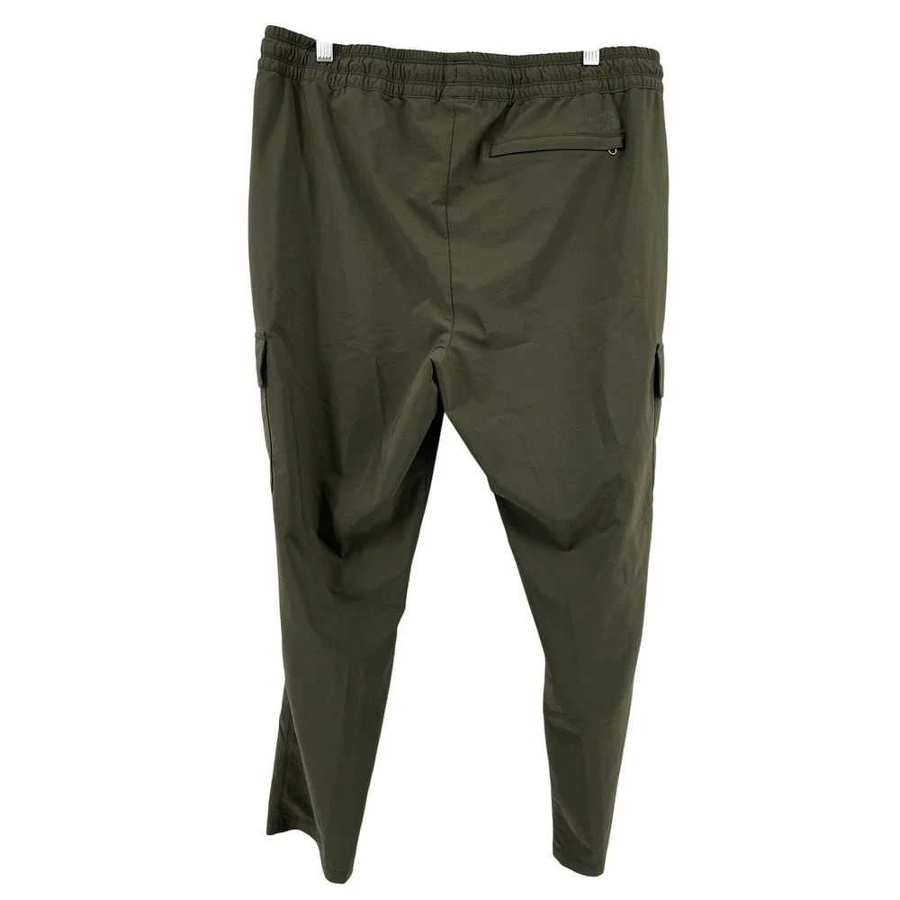 The North‎ Face Cargo Pants Olive Green Elastic Waist Never stop exploring XL